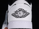 AIR JORDAN 1 LOW BLACK/WHITE