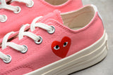 COMME DES GARÇONS PLAY X CHUCK TAYLOR ALL-STAR 70S LOW