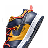 OFF-WHITE X DUNK LOW UNIVERSITY GOLD/MIDNIGHT NAVY