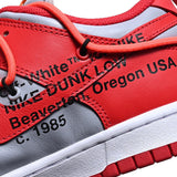 OFF-WHITE X DUNK LOW UNIVERSITY RED
