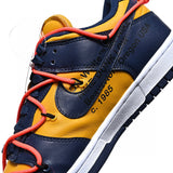 OFF-WHITE X DUNK LOW UNIVERSITY GOLD/MIDNIGHT NAVY