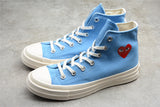 COMME DES GARÇONS PLAY X CHUCK TAYLOR ALL-STAR 70S HIGH