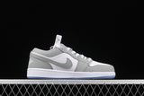 AIR JORDAN 1 LOW WHITE/WOLF GREY