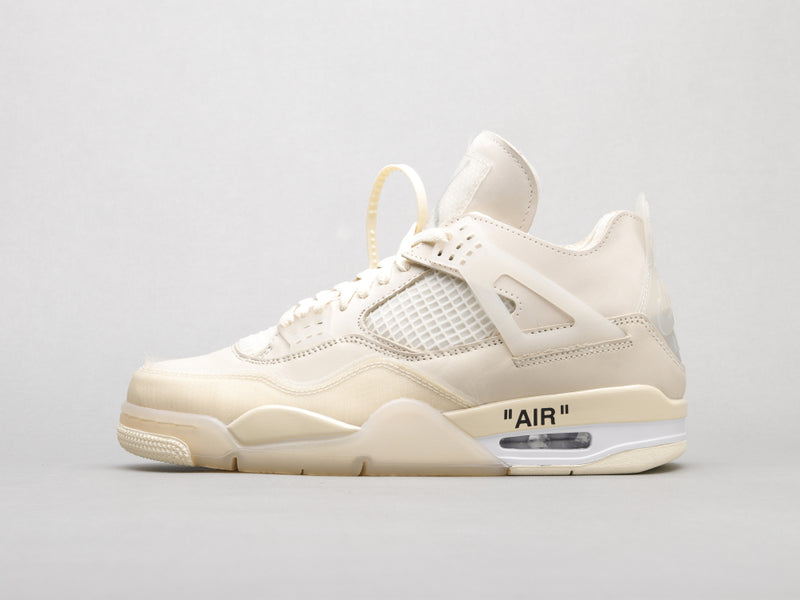Air Jordan 4 x OFF WHITE “sail”