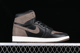 AIR JORDAN 1 HIGH BLACK CEMENT BROWN