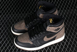 AIR JORDAN 1 HIGH BLACK CEMENT BROWN